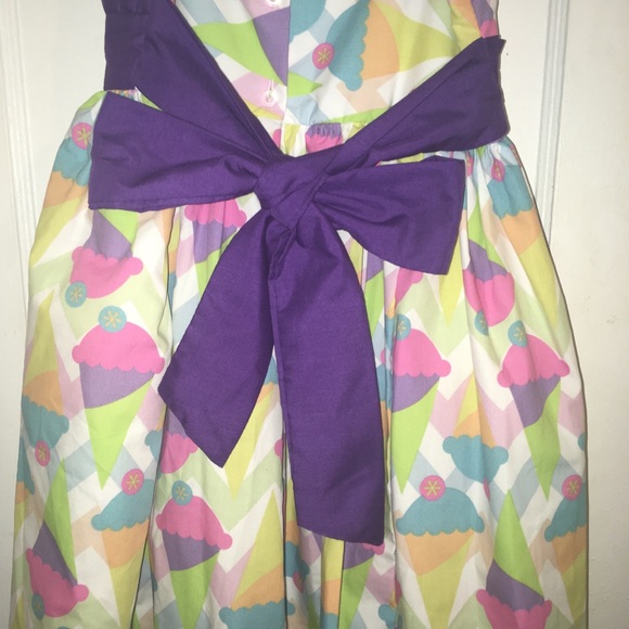 Girls multi colored ice cream dress - Picture 8 of 8